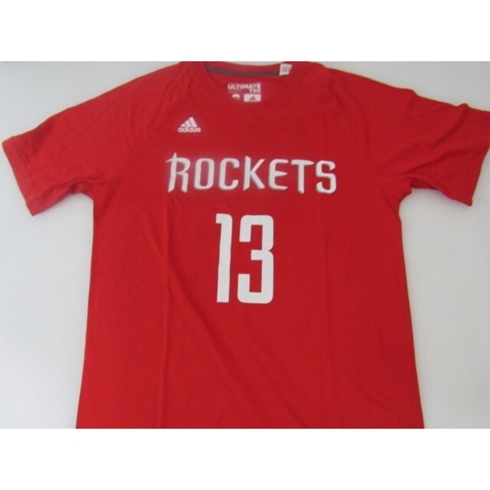 James Harden #13 Adidas Climalite 100% Polyester Tee S/S Red size  S